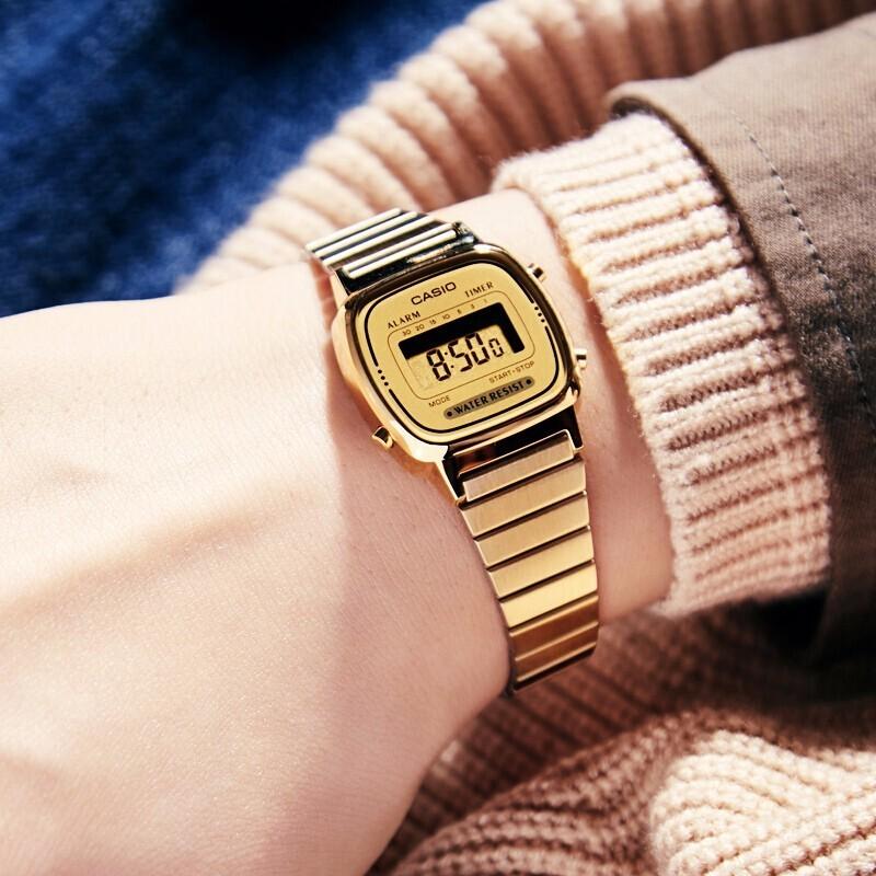 Casio Reloj Dorado Serie VINTAGE para Mujer LA670WGA-9 LA670WGA-9
