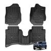 ZUNDUO Suzuki Jimny Nomad Floor 3D Floor Mats for Front and Second Row Seats Automatic Fits from April 2025 To Easy TPE and Custom Interior Set