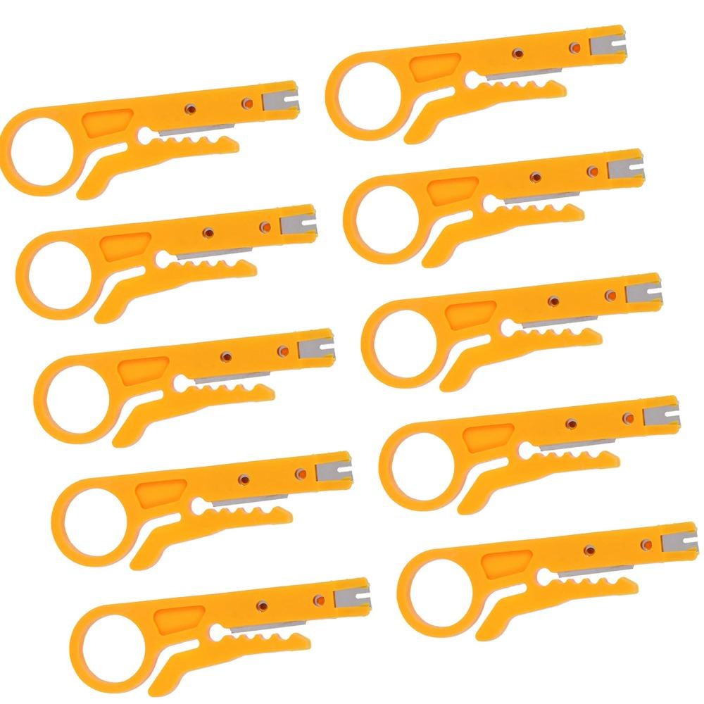 10Pcs Mini Crimping Pliers Multifunctional Cable Tool Complete Kit Network Tool  Cable Repair