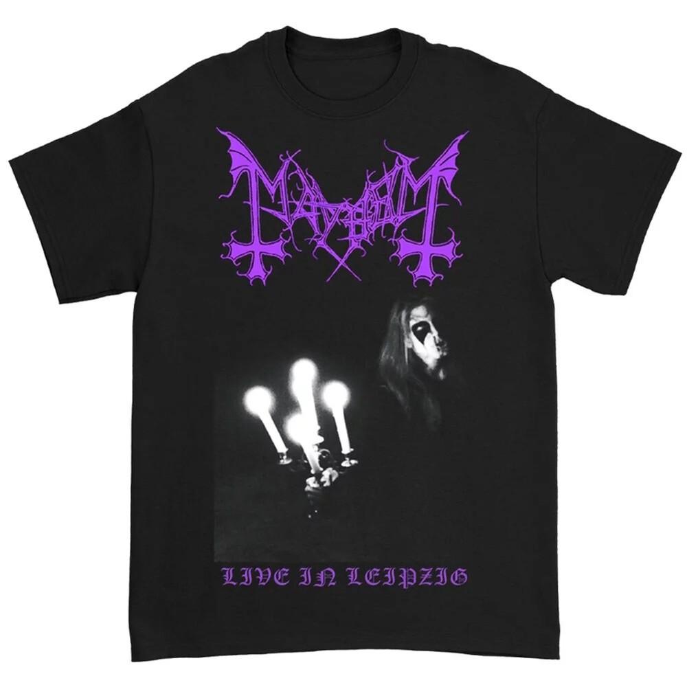 Mayhem Black Metal Band Concert TShirt New Live In Leipzig M