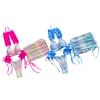 3 Pcs/Set Women Bikini Set Color Matching Lace-up Halter Neck Shirring Pleated