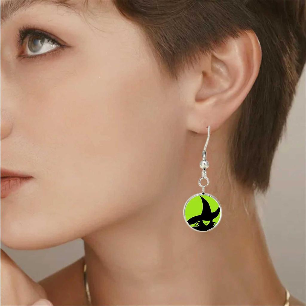Anime Cartoon Metal Earrings, TV Movies Gifts For Women, Men