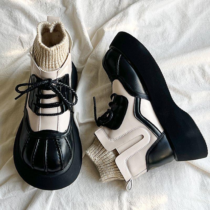 

Девочки ботинки Мартин 2025 осень и зима новые мягкая подошва британские универсальные двуххлопковые ботинки для средних и больших детей детские ботинки детская обувь 28 yards inner length 17.8cm