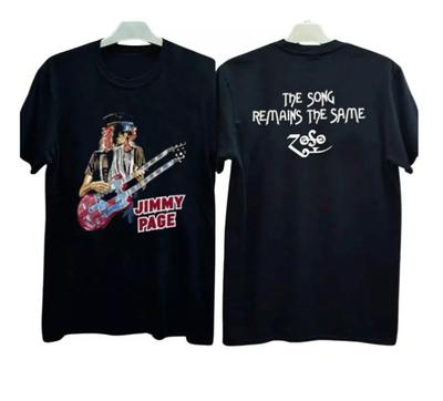80s Jimmy Page Hudební tričko Unisex Dárek Pro Všechny Fanoušky S-5XL Unisex Tričko