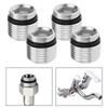 Set of 4 Metal Tap Adapters 18mm X 1.0mm to 1/2 Thread Connectors Designed for Compatibility with For Most Tap Fixtures