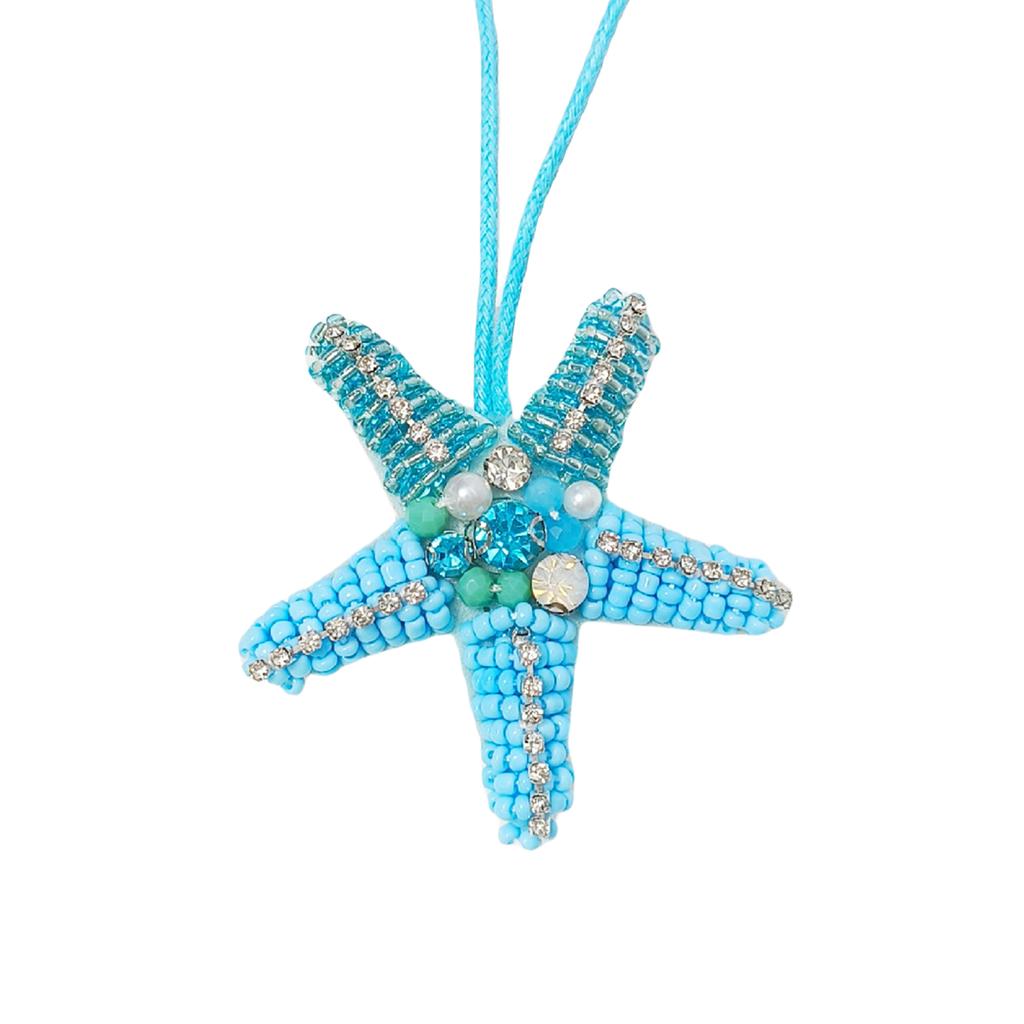 Marine Themed Beaded Keychain With Vibrant Fish And Coral Designs Bag Accessories Keychain Pendant For Bags Or Keys