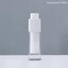 15Ml 30Ml 50Ml Airless Pump Rotate Cosmetic Container Frosted Double-Layer Thickened Square Lotion Empty Airless Bottle