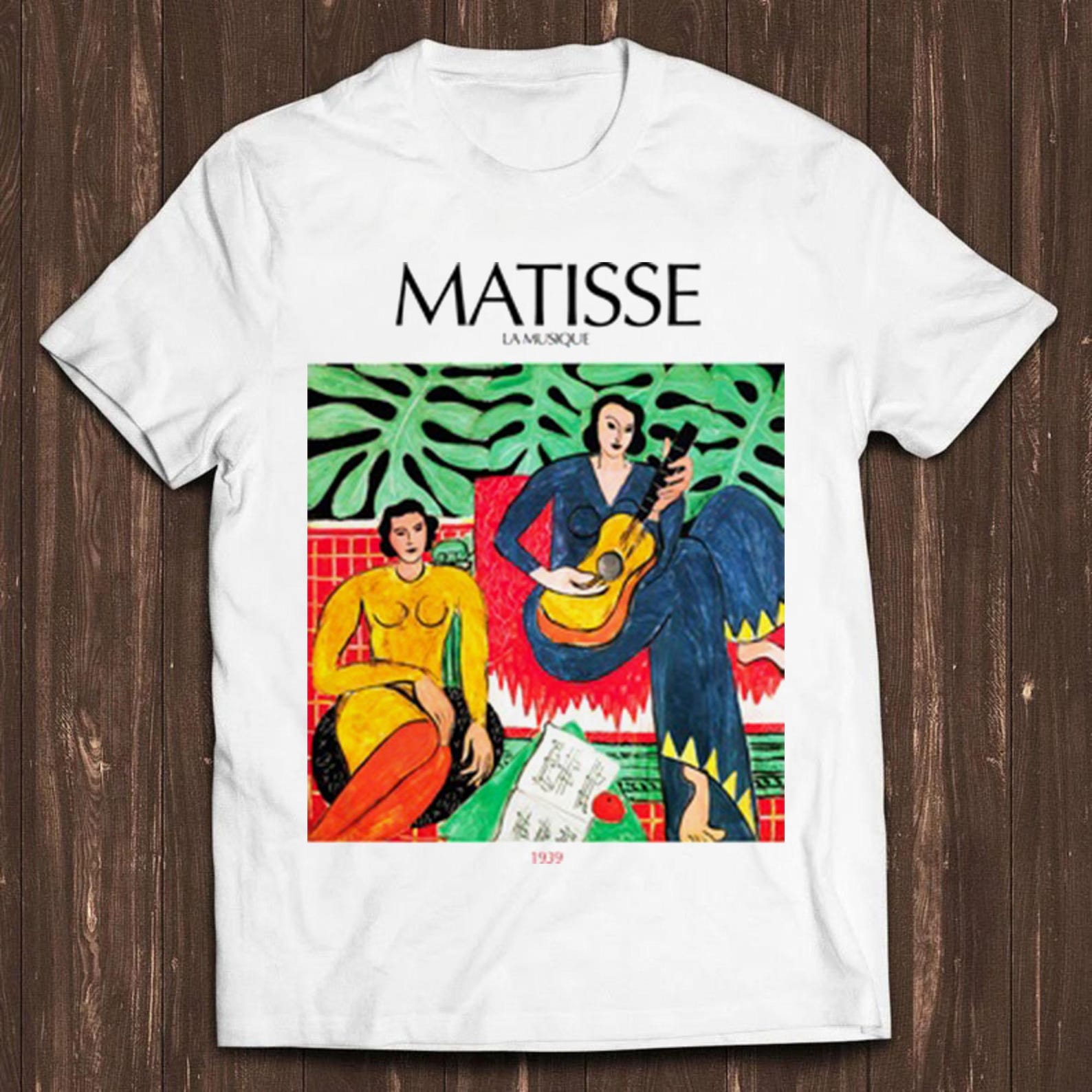Matisse Aesthetic La Musique Painting Art Meme Unisex Retro Design Hilarious Gamer Cult Movie Music Top Cool Gift Tee T Shirt C1024 M