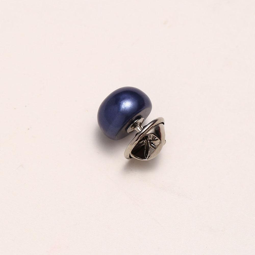 10-1 Imitation Pearl Plastic Snap Buttons, No Sew Adjustable Fastener Clasps, Glossy Round Decorative Buttons, Durable Craft Buttons