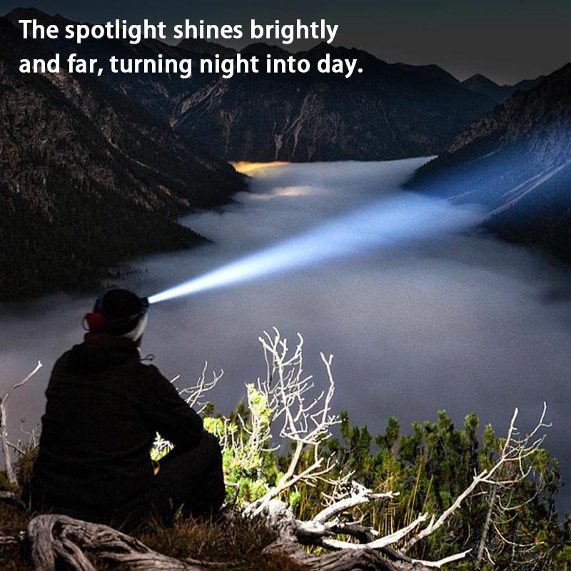 Mini Wiederaufladbare Leistungsstarke Sensor Stirnlampe USB Stirnlampe Taschenlampe Scheinwerfer LED Stirnlampe Camping Suchscheinwerfer