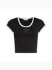 Kaelbinkeullainjin Women'S Monologo Scoop Baby Short Sleeve T-Shirt 47G220G Ub1