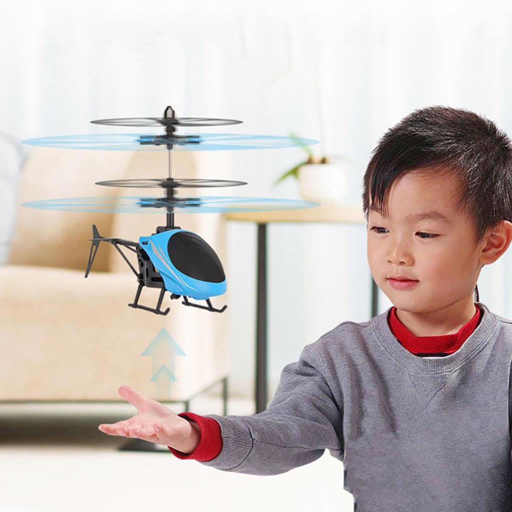 Children Kid Plastic Helicopter Toy Mini Transparent Winding Chain Plane Fun Toy