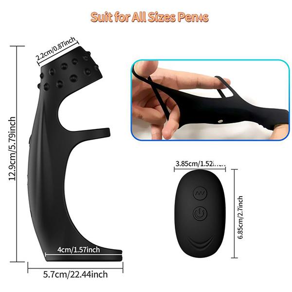 9 Vibration Cock Ring Sleeve Sex Toys Penis Sleeve With Remote Control Penis Ring Enhancer Cock Sleeve G Spot Vibrator Couples Adult Sex Toys For Men