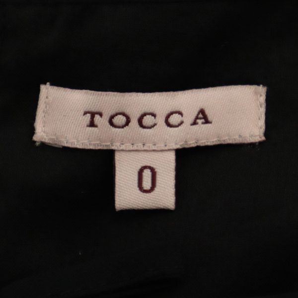 TOCCA made in Japan Floral Short sleeve one piece black French sleeve Women Used