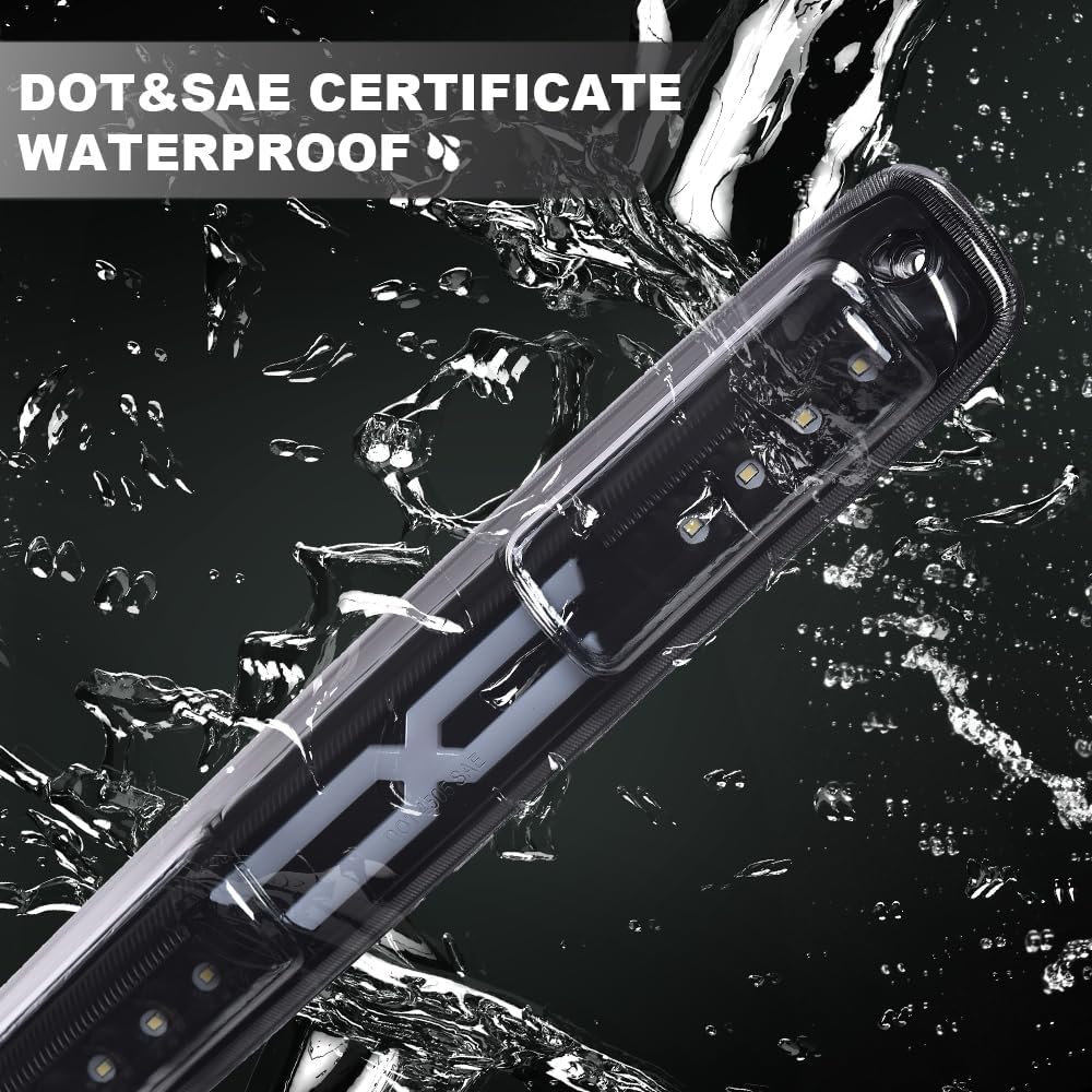 PIT66 3Rd Brake Light Compatible With 1999-2007 Chevy Silverado 1500 2500 3500 & HD Models /1999-2007 GMC Sierra 1500 2500 3500 & HD Models High