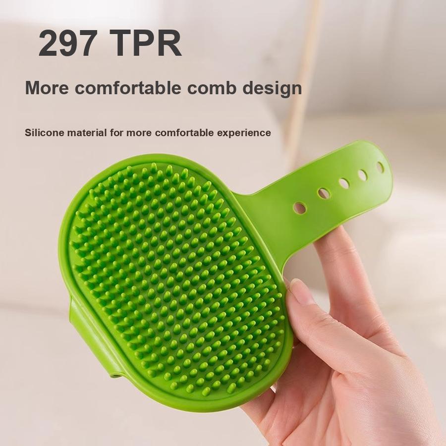 Cat Scratcher Toy with Massage Brush - Wall Corner Furniture Leg Binding Silicone Pet Grooming Relief Boredom Toy