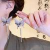 Trendy New Chinese Style Earrings Alloy Material Unique Design Silver Color