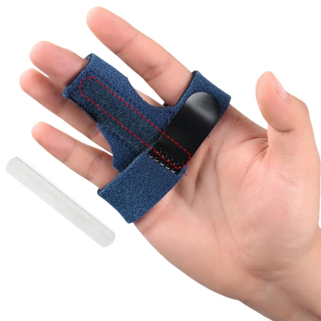 Adjustable Finger Brace With Aluminum Plate Support Strap For Pain Relief Trigger Finger Splint Fixation Band