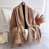 Cashmere Paisley Scarf for Women Winter Pashmina Wraps Warm Shawl Thick Blanket Elegant Poncho Bufanda Echarpe Bandana