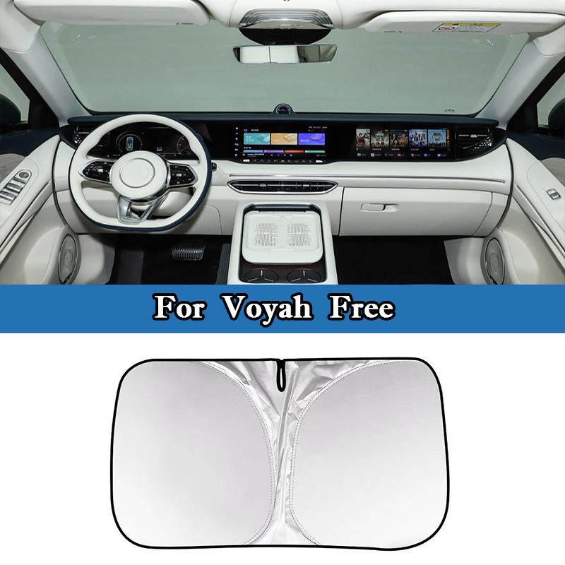 For Voyah Passion Dream FREE Car Windshield Sunshade Cover Foldable Front Window Sun Visor Blocks UV Refletive Protector Cover