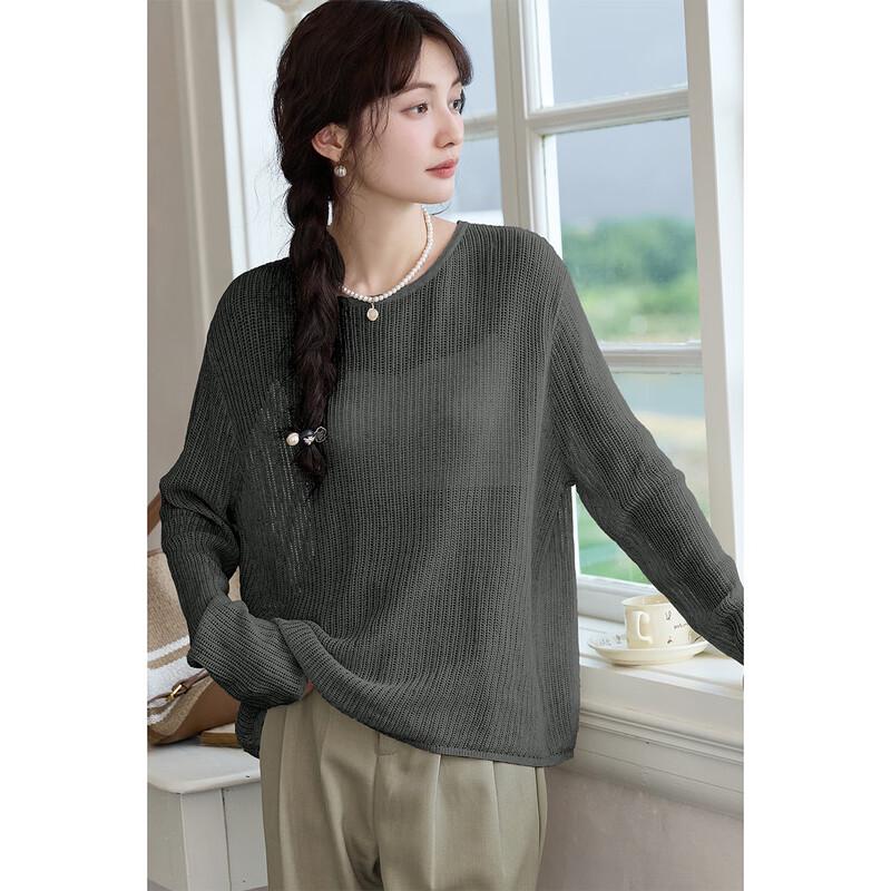 

MOKANA Women s Urban Casual Long Sleeve T-Shirt One Size