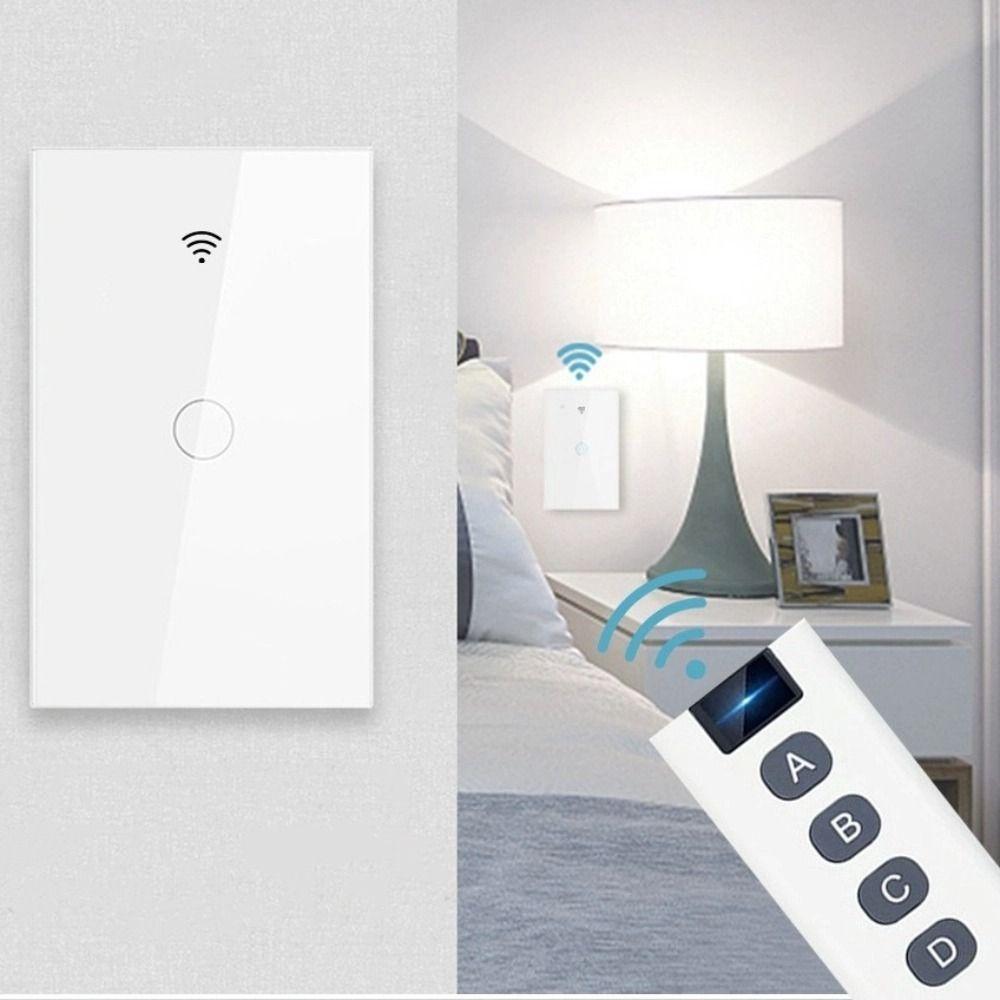 Touch Control Touch Sensor Switch US Plug LED Light Switches WiFi Smart Light Switch  Smart Home