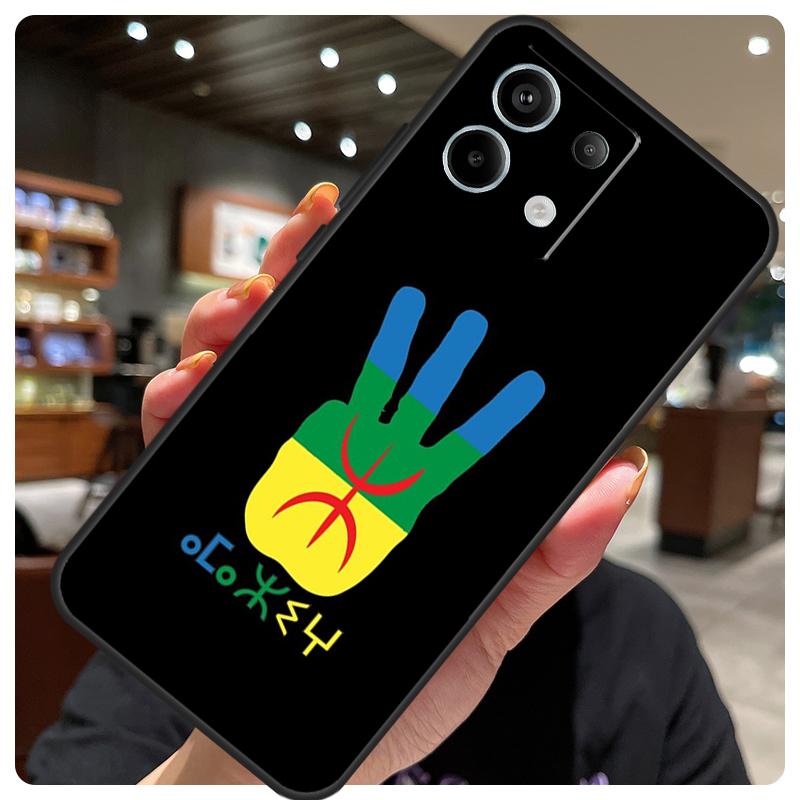 

Amazigh Symbol Berber Academy Case For Xiaomi Redmi Note 13 12 9 10 11 14 15 Pro Plus Cover For Redmi 14C 10C 12C 13C 15 C Redmi 14C