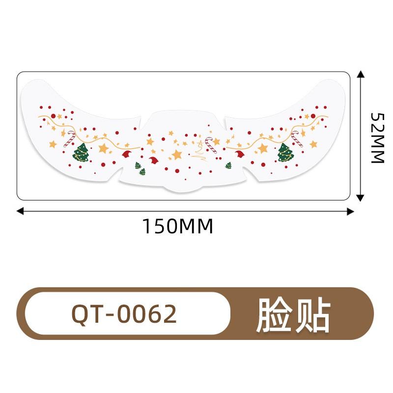Waterproof Temporary Freckle Tattoos Christmas Party Makeup Long Lasting Fake Stickers Holiday Events