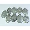 447Cts. Natural Marcasite Oval Shape Cabochon Loose Gemstone 09 Pcs Lot C-323