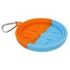 2Pcs Foldable Dog Bowl Flexible Silicone Strong Suction Portable Foldable Pet Travel Bowls with