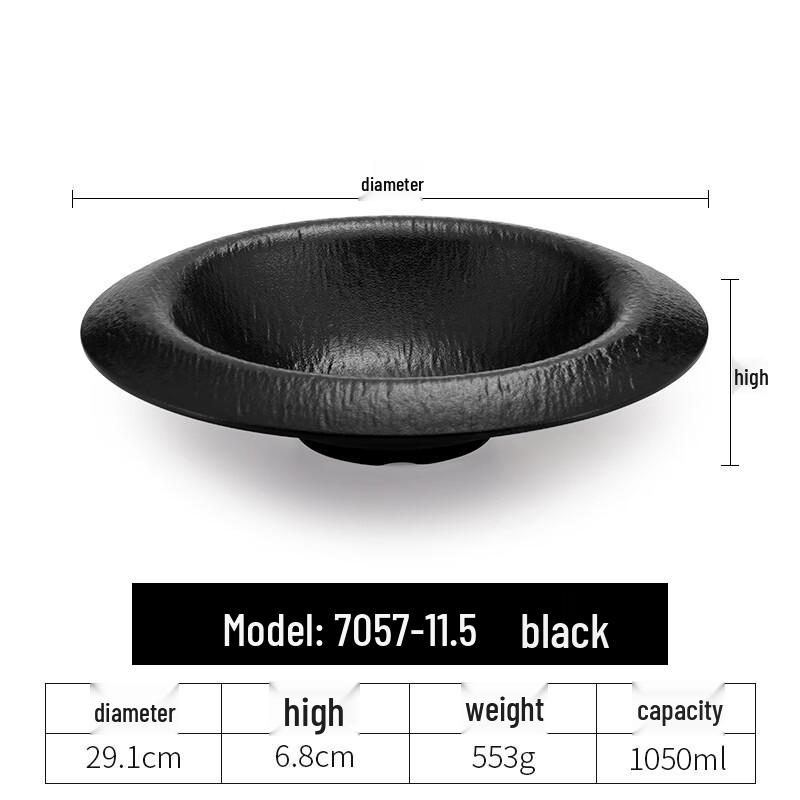 

Zhebu Japanese Style Melamine Serving Bowl