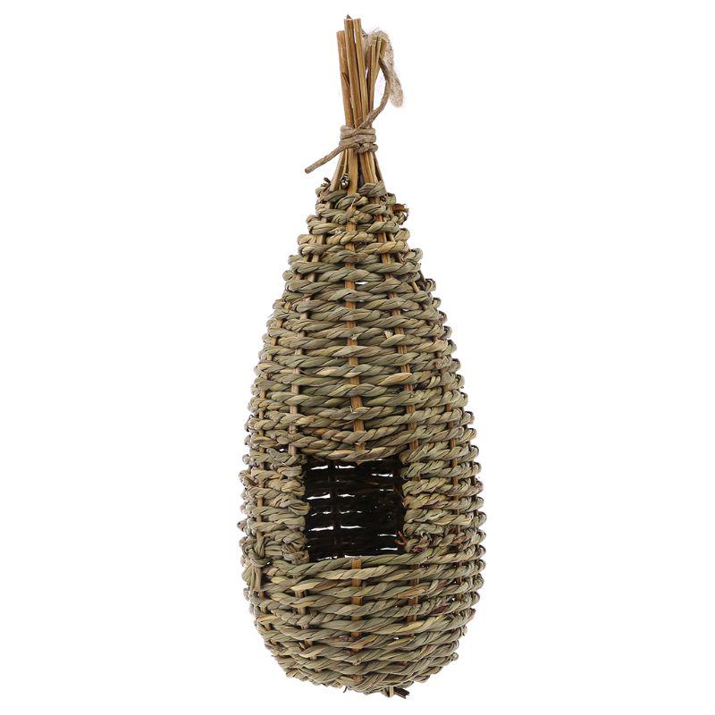 

19 Style Birds Nest Bird Cage Natural Grass Egg Cage Bird House Outdoor Decorative Weaved Hanging Parrot Nest Houses Pet Bedroom