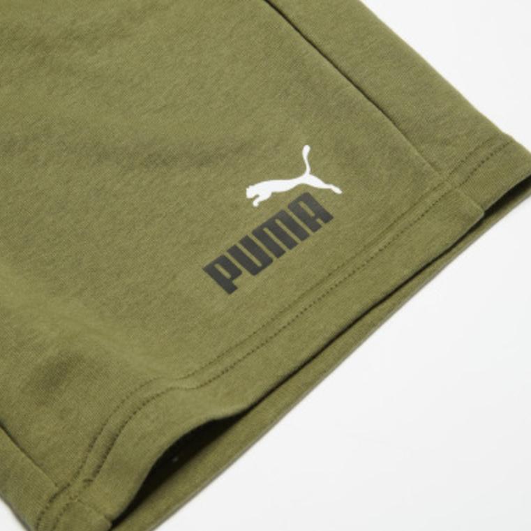 Puma Outdoor Solid Color Fashion Simple Breathable Sweat-Absorbing Straight-Cut Mid-Waist Five-Point Shorts Men Shorts Deep-Teal-Green 586766-32