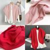 Solid Color Hijab Scarf 90*90cm Scarves Shawl New Handkerchief