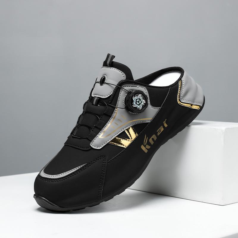 Summer New Men Slippers Brand Comfortable Casual Shoes for Men Fashion Flat Sneakers High Quality Men Half Slippers Big Size