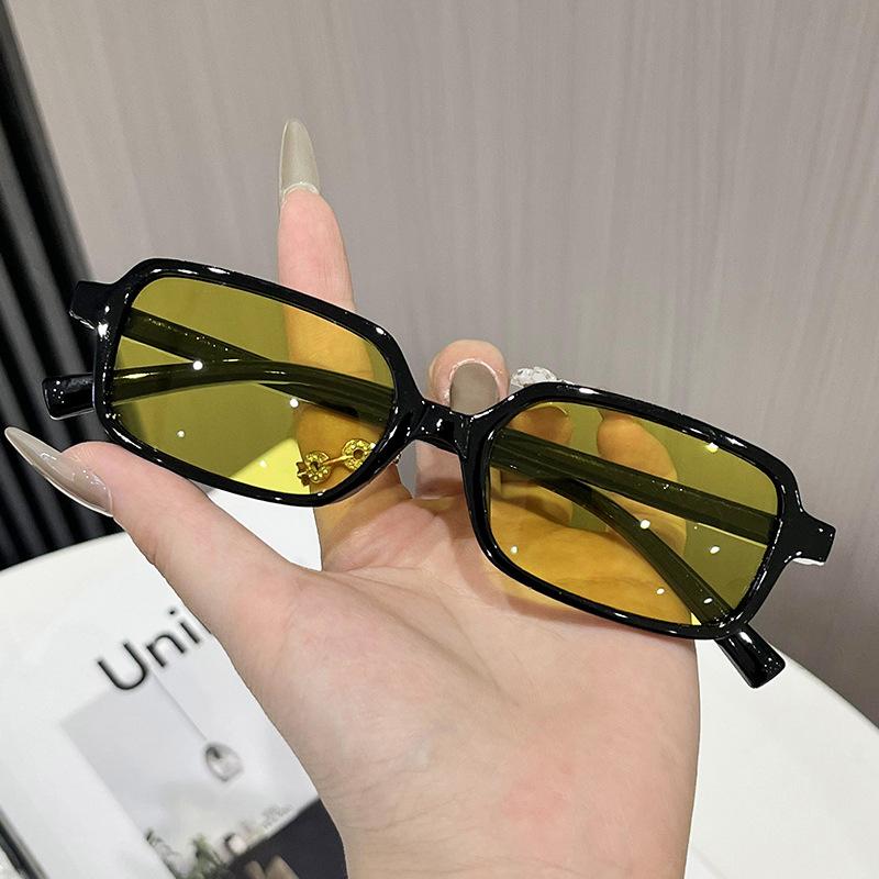 New Fashionable Small Square Frame Sunglasses Outdoor Sports Fishing Classic Street Style Trendy Versatile UV Protection