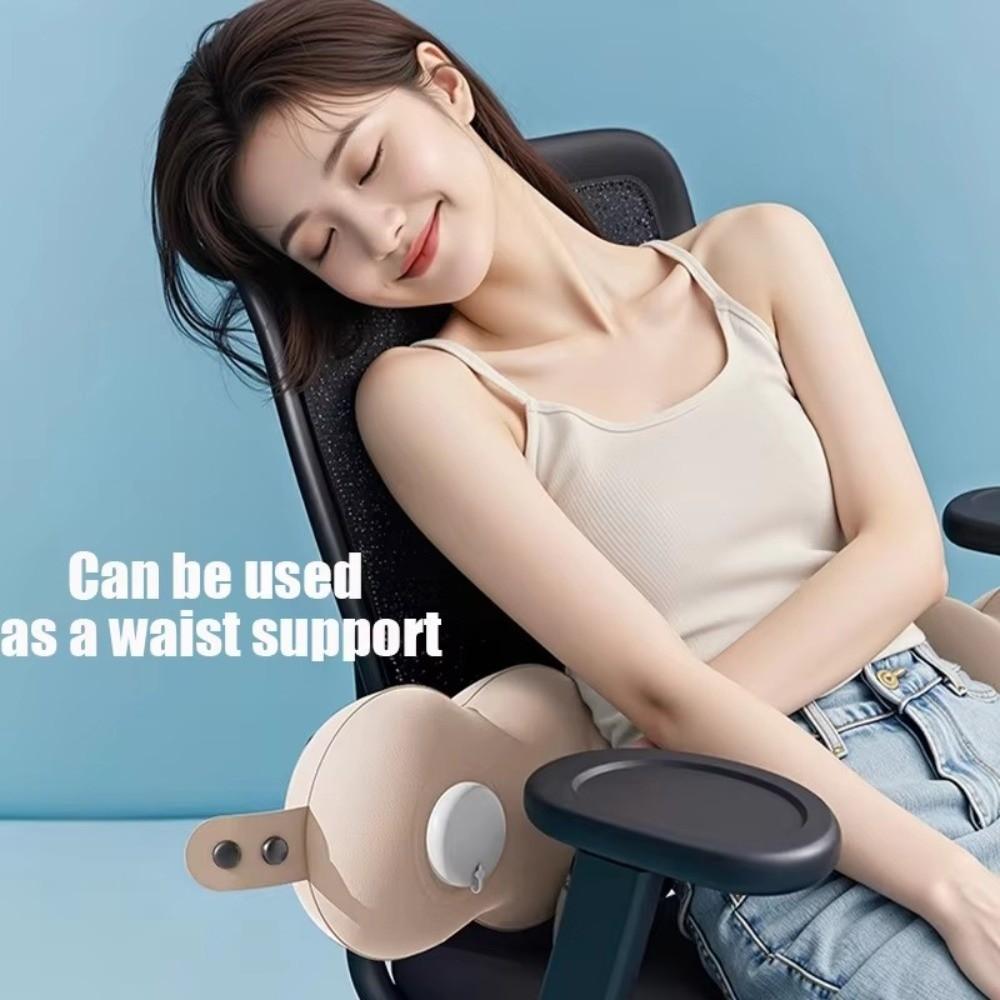Adjustable Firmness Travel Neck Pillow Inflatable Office Napping Pillow Cloud Neck Pillow Home Use