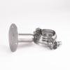 12-108mm 3/4"-4" Pipe Hanger Bracket Clamp 1-1/2" 38mm Support Clip With Base Plate 304 Stainless For Beer Brewing L=50mm