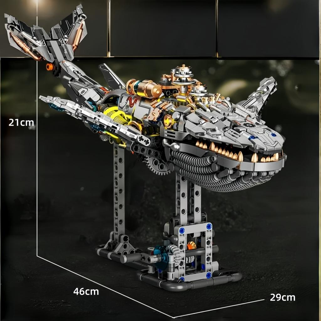 866 Teile MOC Kreatives Libellen Mechanisches Modell Bausteine Set DIY Konstruktionsspielzeug STEM Lernen für Kinder Erwachsene Set