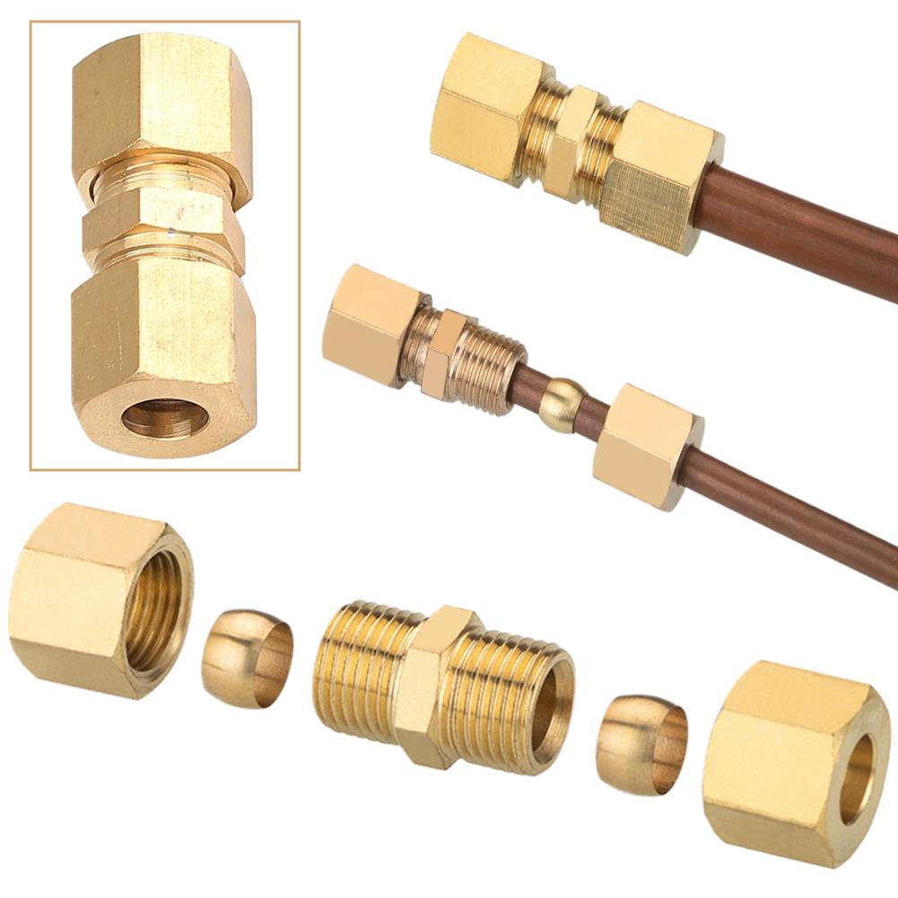 1pcs Brake Line Connector Without Flaring For Car & Truck Brake System Repair Universal Brake Pipe Car Accessories Y9U1