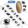 500Pcs/Roll Cartoon Design Graffiti Stickers Cute Style Roll Stickers  Phone Case Decoration