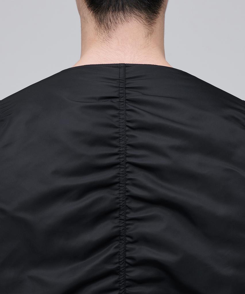 Musinsa Standard Oversized Collarless Ma-1 Bomber Jacket [Black]