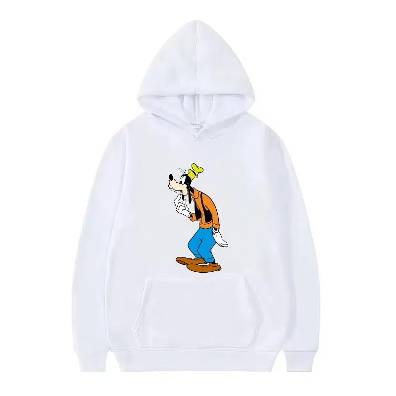 Disney Mickey Mouse Pattern Woman Streetwear Loose Grey Winter Tops Clothes Pullovers Ladies Cheap 90s Hoodies Men Sweatshirts