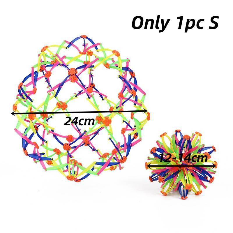 

Шар-головоломка Волшебный Растягивающийся Форма Шар Универсальный Цветочный Шар Игрушка для улицы Бросание S