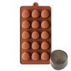 Silicone Mold Shell Shape for Homemade Chocolate, Candy, Jelly or Ice Cubes, 1 Pack