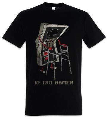 Retro Gamer Mens T-Shirt Mens Womens Tees Top Gaming Admin PC Computer Science Computer Scientist Fun
