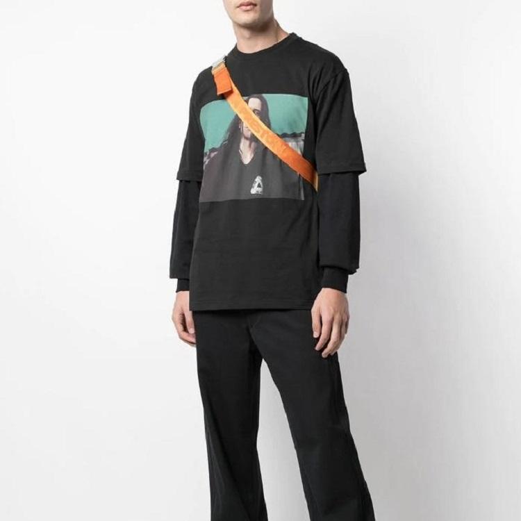 Palace Wise Up Print Tee Featuring Disaster Artist James Franco Men Tops Black P17TS008T