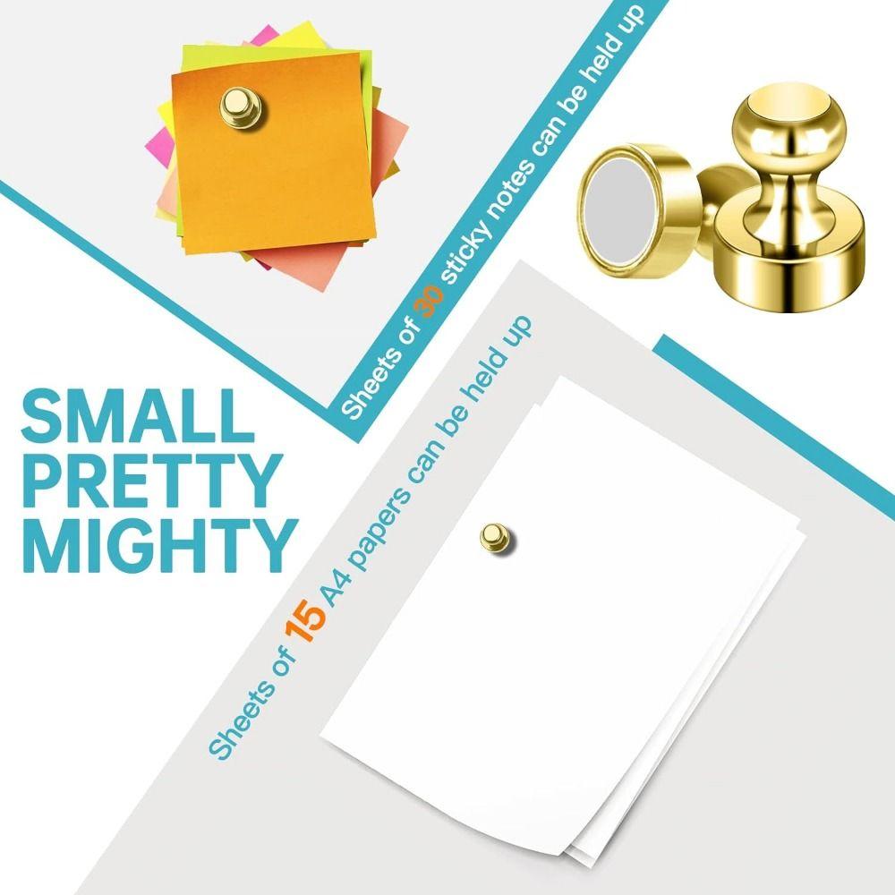 10Pcs Durable Magnetic Push Pins Sturdy Small Neodymium Magnets Multiuse Sucker Thumbtack  Home