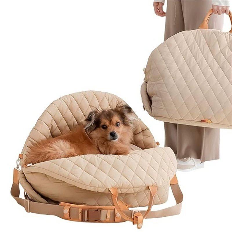 M-Modern-Dog Car Seat-For Small Dogs-Multifunctional Travel Carrier& Booster, Washable Design Fits Front& Back Seats, Includes B