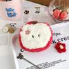 Adorable Plush Apple Coin Purse With Soft Short Plush Material For Women Gifts